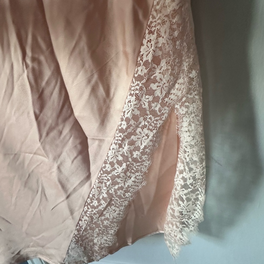 Elegant Peach Maxi Dress - Picture 2 of 6